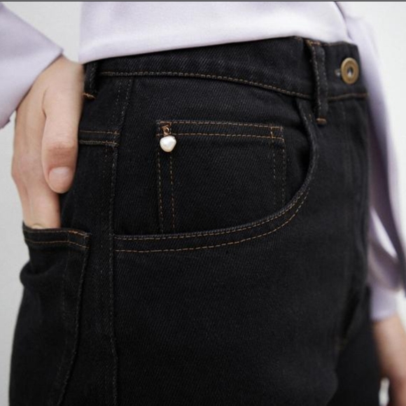 Nanushka Marfa high rise wide leg jean - Picture 6 of 6